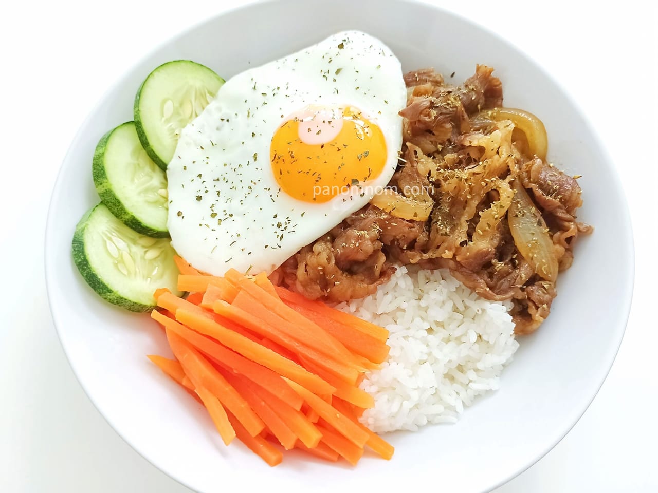 Recipe of Beef Bowl Gyudon  | Panomnom